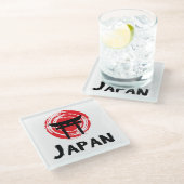 Dessous-de-verre En Verre Japon (Incliné)