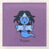 Dessous-de-verre En Verre Japonais Yuurei Ghost : Cartoon Yokai (Devant)