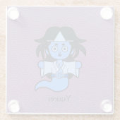 Dessous-de-verre En Verre Japonais Yuurei Ghost : Cartoon Yokai (Dos)