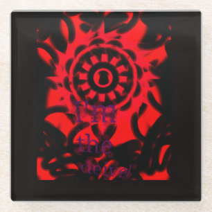 Dessous-de-verre En Verre Je suis le diable