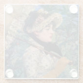 Dessous-de-verre En Verre Jeanne (Printemps) Par Édouard Manet (Dos)