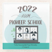 Dessous-de-verre En Verre Jehovah Witness Zoom Pioneer School 2022 (Devant)