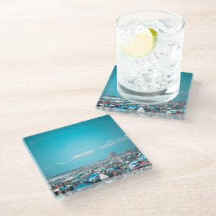 Dessous-de-verre En Verre Jersey Shore Beachy