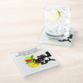 Dessous-de-verre En Verre jesus here (Incliné)