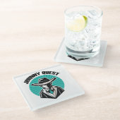 Dessous-de-verre En Verre Johnny Quest (Incliné)