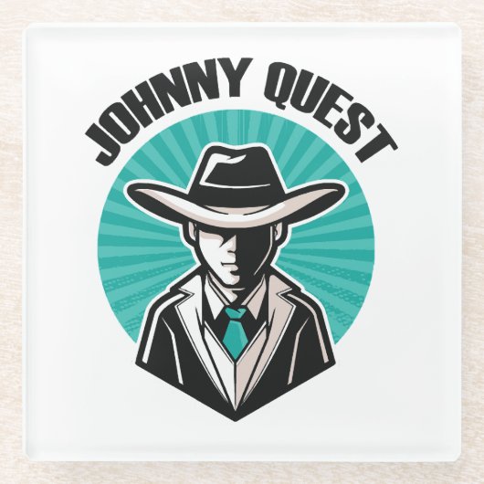 Dessous-de-verre En Verre Johnny Quest (Devant)