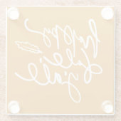 Dessous-de-verre En Verre Joyeux automne Y'all (Dos)