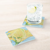 Dessous-de-verre En Verre Joyeux Calla Lily (Incliné)