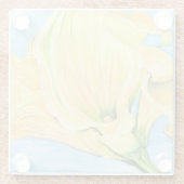 Dessous-de-verre En Verre Joyeux Calla Lily (Dos)