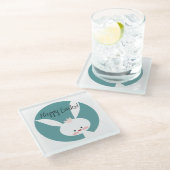 Dessous-de-verre En Verre Joyeux Pâques (Incliné)