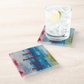 Dessous-de-verre En Verre Just ME (Incliné)