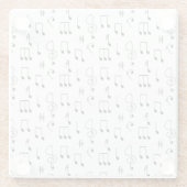 Dessous-de-verre En Verre Juste noté (Dos)