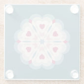 Dessous-de-verre En Verre Kaleidoscope (Dos)