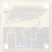 Dessous-de-verre En Verre Kandinsky Inner Alliance Abstraite (Dos)