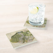 Dessous-de-verre En Verre Kauai, Hawaï (Incliné)