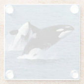 Dessous-de-verre En Verre Killer whales (Dos)