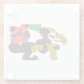 Dessous-de-verre En Verre king charles spaniel (Dos)