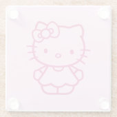 Dessous-de-verre En Verre Kitty (Dos)