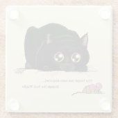 Dessous-de-verre En Verre Kitty Butt-Wiggle (Dos)