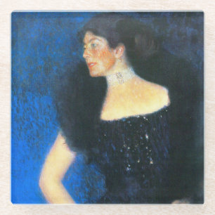 Dessous-de-verre En Verre Klimt Portrait du Rose von Rosthorn-Friedmann
