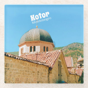 Dessous-de-verre En Verre Kotor - photographie de voyage au Monténégro