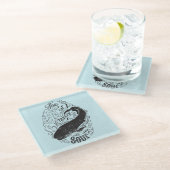 Dessous-de-verre En Verre La brise marine est parfum (Incliné)