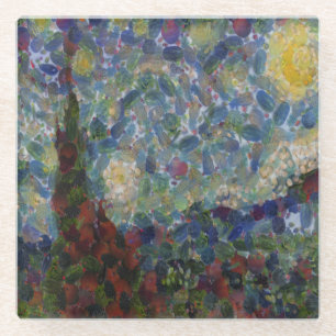 Dessous-de-verre En Verre La Gourde Nuit Starry Beaux Art Spoof