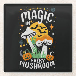 Dessous-de-verre En Verre La magie dans chaque champignon !