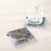 DESSOUS-DE-VERRE EN VERRE LA PLAGE (Incliné)