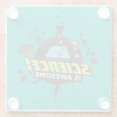 Dessous-de-verre En Verre La Science est impressionnante (Dos)