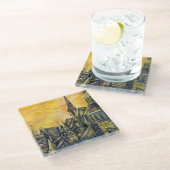 Dessous-de-verre En Verre La soif dans l'espace (Incliné)