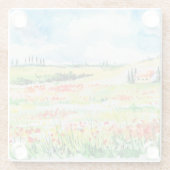 Dessous-de-verre En Verre La Toscane (Dos)