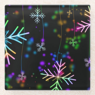 Dessous-de-verre En Verre La touche hivernale