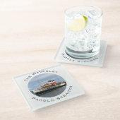 Dessous-de-verre En Verre La vapeur Waverley Paddle (Incliné)