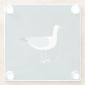 Dessous-de-verre En Verre Lac Seagull (Dos)