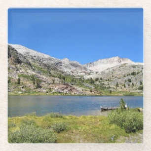 Dessous-de-verre En Verre Lac Shell, col Tioga, Californie
