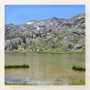 Dessous-de-verre En Verre Lac Shell, col Tioga, Californie