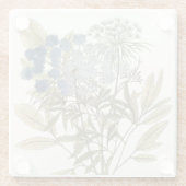 Dessous-de-verre En Verre Lacy Feuilles - Fleurs et verdure (Dos)