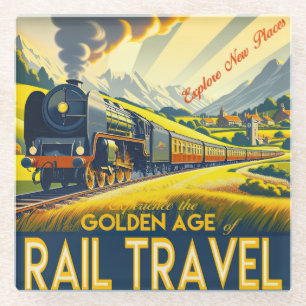 Dessous-de-verre En Verre L'âge d'or