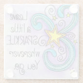 Dessous-de-verre En Verre Laisse Un Peu Éclairer (Dos)