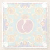 Dessous-de-verre En Verre L'amour de la grenade (Dos)