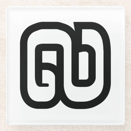 Dessous-de-verre En Verre Lao / Laos Numéro Neuf / 9 / ໙ (Kao/Gao) Laotien (Devant)