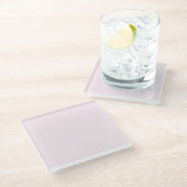 Dessous-de-verre En Verre Lavender Blush (Incliné)