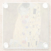 Dessous-de-verre En Verre Le baiser, 1907-08 (Dos)