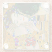 Dessous-de-verre En Verre Le Baiser de Gustav Klimt (Dos)