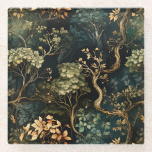 Dessous-de-verre En Verre Le Dessous de verre de la Tapisserie de la nature