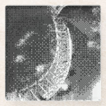 le dessous de verre en verre