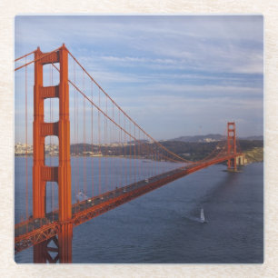 Dessous-de-verre En Verre Le Golden Gate Bridge depuis Marin