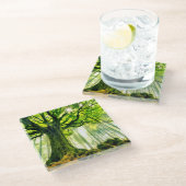 Dessous-de-verre En Verre Le hêtre de Ponthus (Incliné)