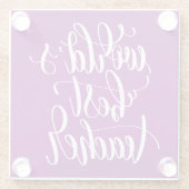 Dessous-de-verre En Verre Le meilleur professeur du monde (Dos)